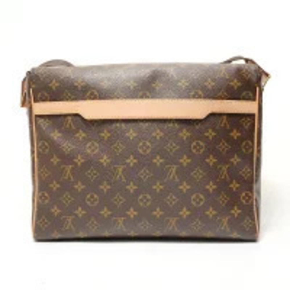 Louis Vuitton Monogram Abbesses Shoulder Bag Brown